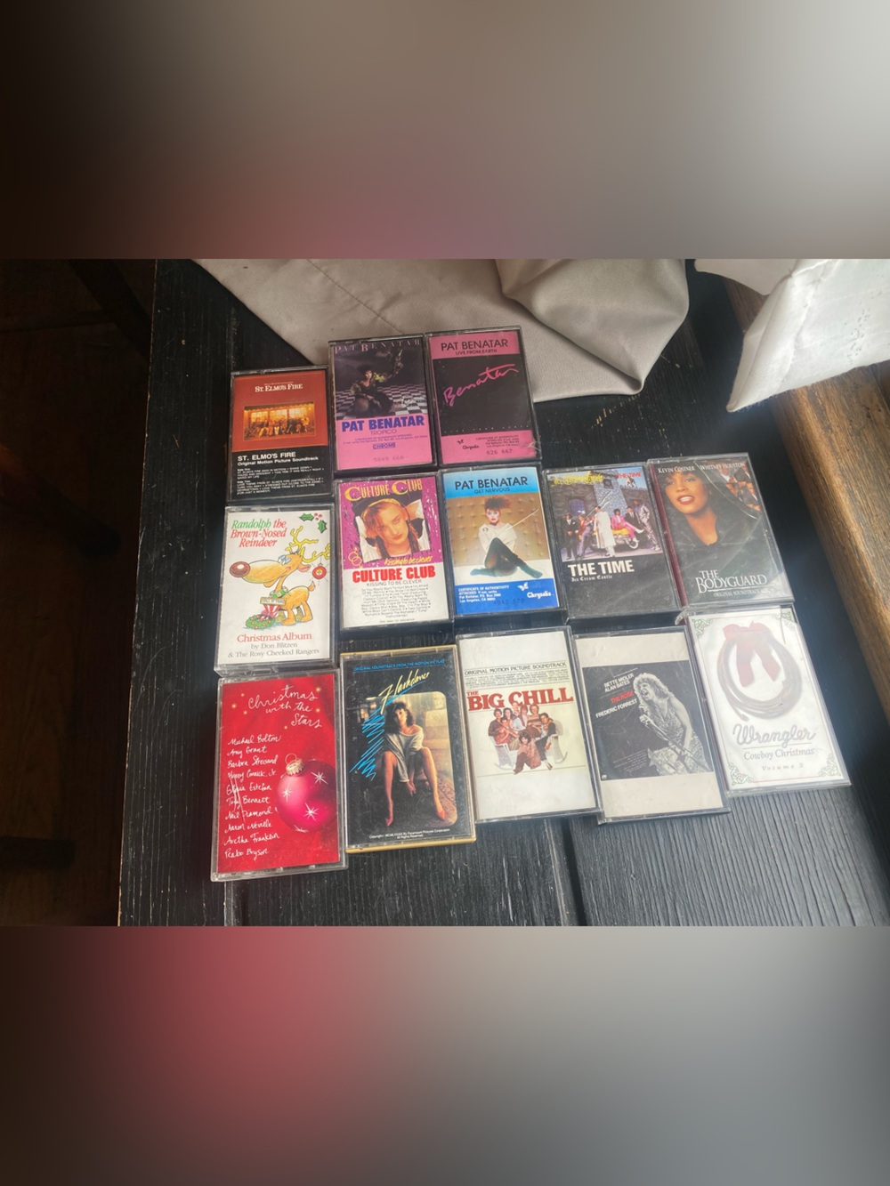 Assorted Music Cassette Tape Lot - Multi-Color Covers